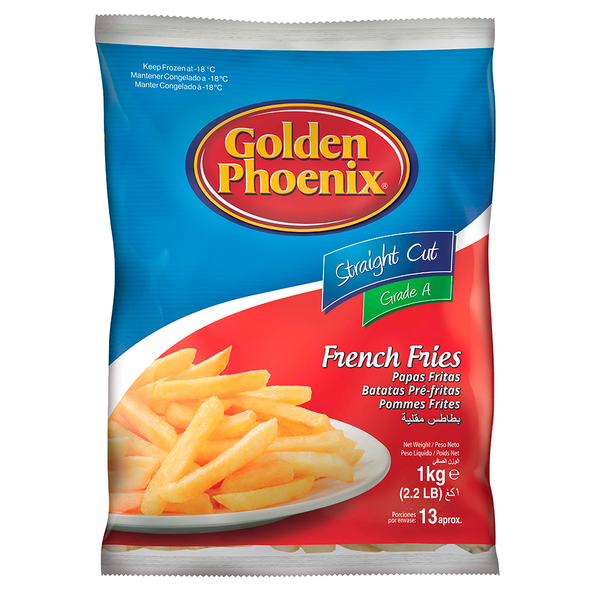 Papas a la francesa x 1 kg Golden Phoenix