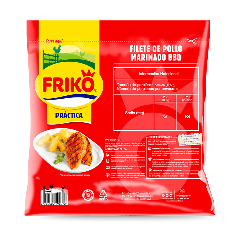 Filetes Marinados BBQ x 500g