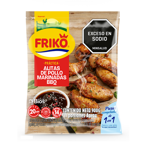 Alitas de Pollo BBQ x 900g