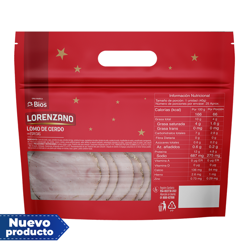 Lomo de Cerdo con Especias x 450g