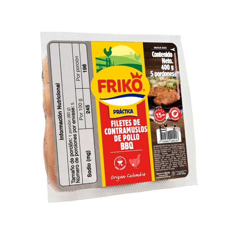 Filetes de Contramuslo BBQ x 400g