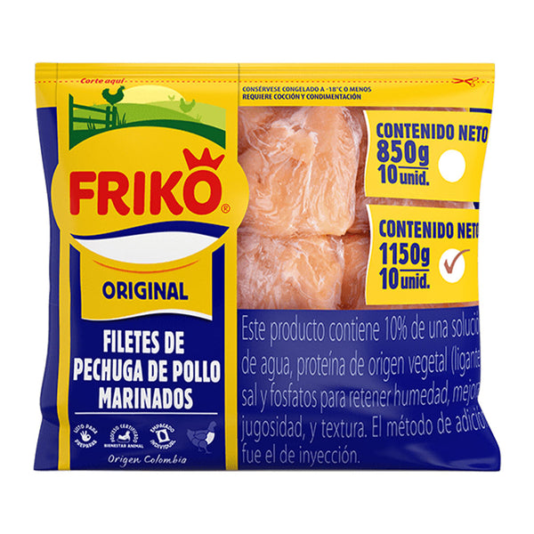 Filetes de pechuga de pollo marinados Friko